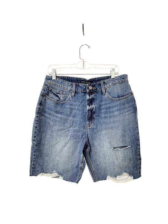 Lucky Brand Pants - Lucky Brand High Rise Destroyed Denim Bermuda Shorts NWT
